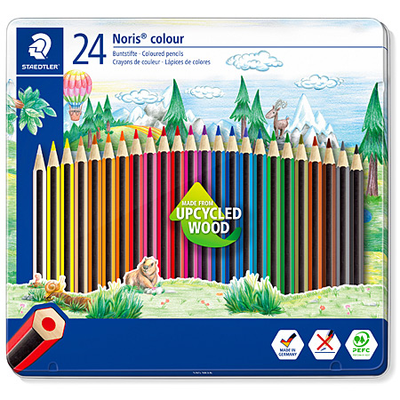 Staedtler Noris Colour Tui En M Tal Assortiment De Crayons De