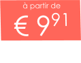 à partir de € 991