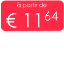 à partir de € 1164