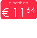 à partir de € 1164