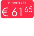à partir de € 6165