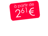 261€ à partir de