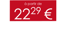 à partir de 2229 €