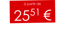 à partir de 2551 €