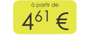 à partir de 461 €