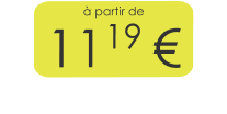 à partir de 1119 €