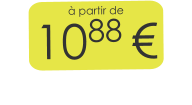 à partir de 1088 €