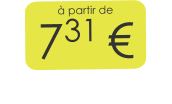 à partir de 731 €