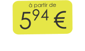 à partir de 594 €