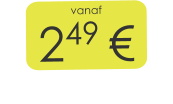 vanaf 249 €