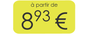 à partir de 893 €