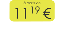 à partir de 1119 €