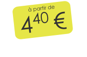 à partir de 440 €