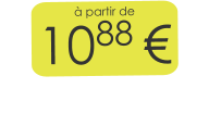 à partir de 1088 €