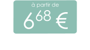 à partir de 668 €