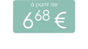 à partir de 668 €