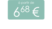 à partir de 668 €