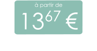 à partir de 1367 €