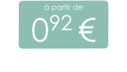 à partir de 092 €