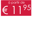 à partir de € 1195