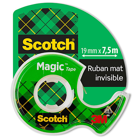Scotch thermique transparent vert - 10 mm x 33 m