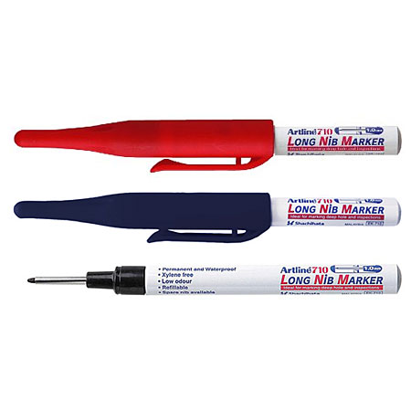 Artline 710 Long Nib Marker - permanent marker - metal-jacketed tip (1mm) -  Schleiper - Complete online catalogue