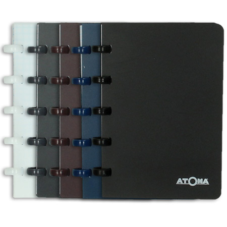 Atoma Refillable notebook - PP cover - 60 sheets - 9,8x14,4cm - blank