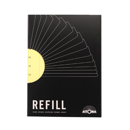 Atoma Coloured paper refill - A4 - pack of 60 square 5mm sheets