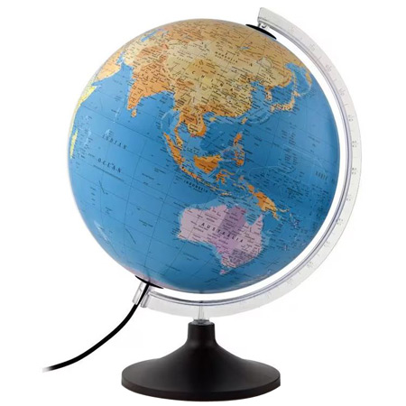 Atmosphere Globe Solid Line - 30cm - nederlands - lichtblauw