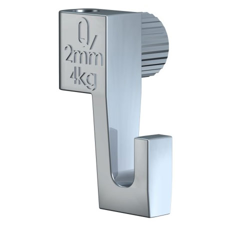 Artiteq Set of 2 manual hooks - for 2mm wire - 4kg max.