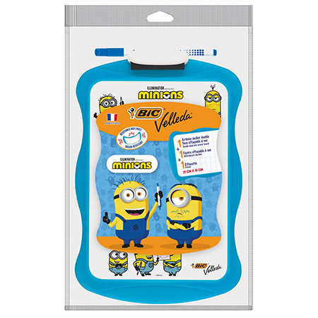 Bic Velleda Minions - set van 1 witbord (20x30cm), 1 stift & 1 wisser