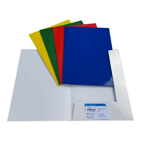 Bronyl 2 flaps presentation folder - 250g chromolux - A4