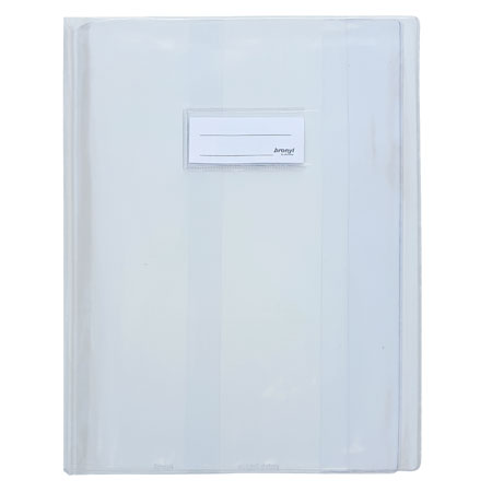 Bronyl Couvre-cahier en PVC transparent