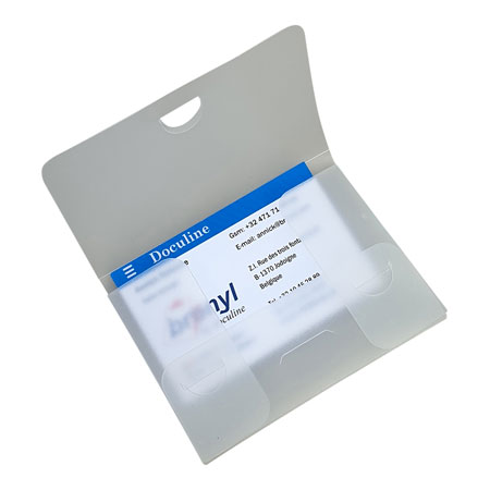 Bronyl Support pour cartes de visite - PP transparent