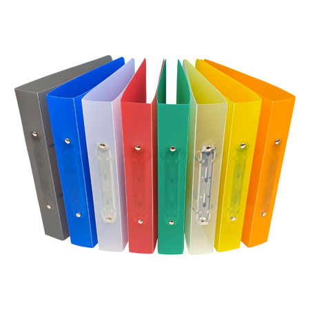 Bronyl Ring binder (2 rings) - clear PP - A5 - 35mm spine