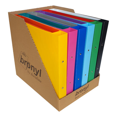 Bronyl Ring binder (2 rings) - coloured PP - A4 - 35mm spine