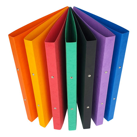 Bronyl Ring binder (2 rings) - satin cardboard - A4 - 22mm spine