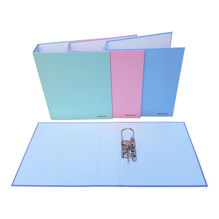 Bronyl Pastel - Lever arch file - cardboard - A4 - 80mm spine - associated colours