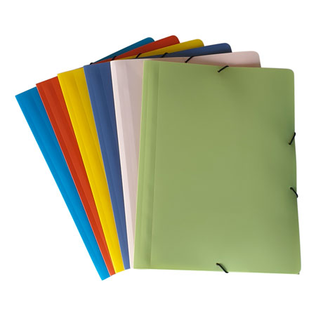 Bronyl Sorbet - Flaps folder with elastic - PP - associated colours