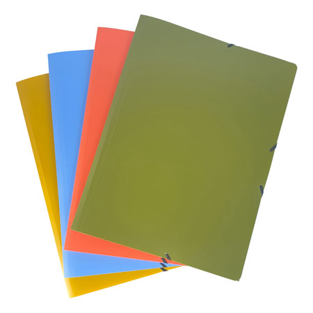 Bronyl Nature - Flaps folder with elastic - PP - associated colours