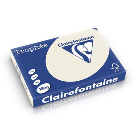 Clairefontaine Trophée - papier multifonction - A3 - 160g/m² - rame de 250 feuilles - emballage recyclé