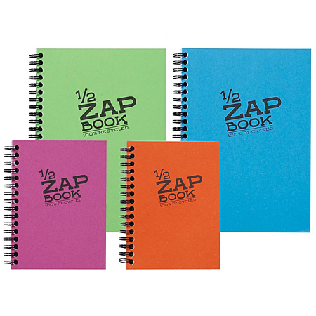 Clairefontaine 1/2 Zap Book - sketchbook - soft cover - 80 sheets