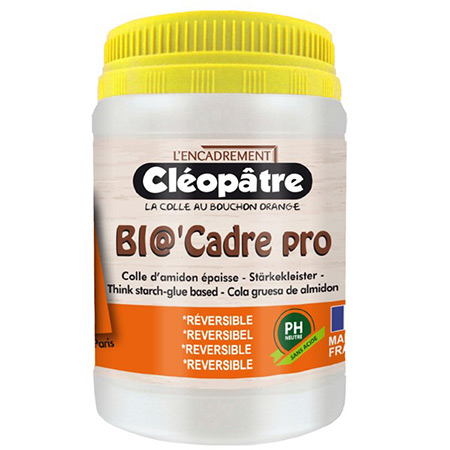 Cléopâtre Bio'Cadre Pro - colle d'amidon - pH neutre - pot 250g