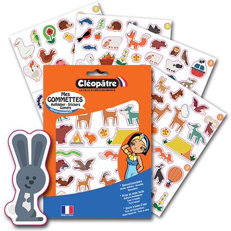 Cléopâtre 120 removable stickers - countryside - 10 to 68mm