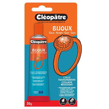 Cléopâtre Bijoux - colle pour bijoux - tube 30g