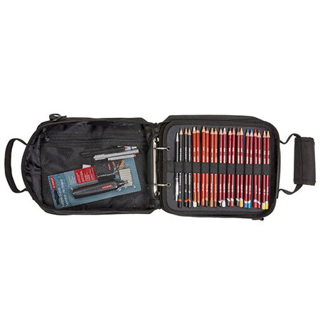 Derwent Carry-All - sac de transport pour 132 crayons & accessoires