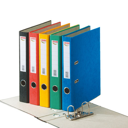 Esselte Rainbow - lever arch file - smooth cardboard - A4 - spine 50mm