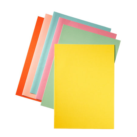 Esselte Pakje van 50 inlegmapjes - papier 80gr/m² - A4 - geassorteerd kleuren