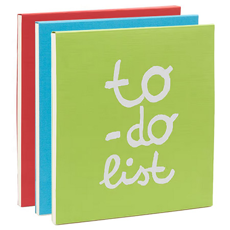 Fabriano To Do List - bloc-notes - 50 feuilles 120g/m² - 14x14cm - ligné