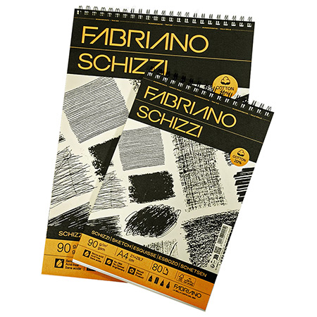 Fabriano Schizzi - wirebound sketch pad - 80 sheets 90g/m²